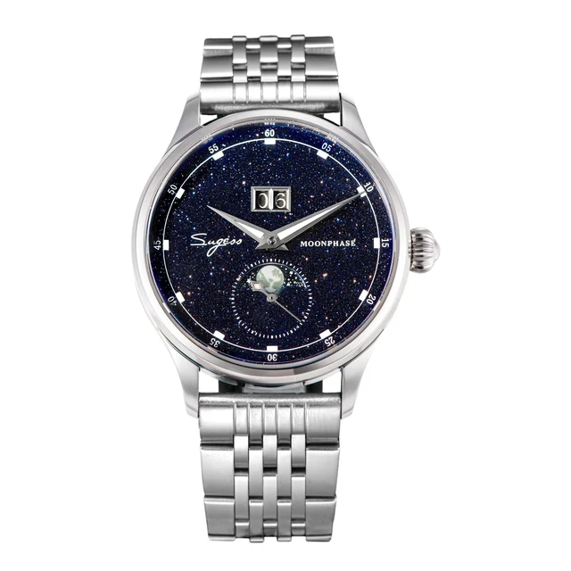 Sugess MoonPhase Master Automatic SU2528STRA V3 Bracelet kol saati