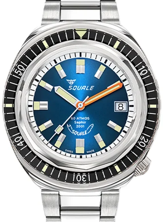 Squale Matic 2001BKBL.AC/SQ kol saati