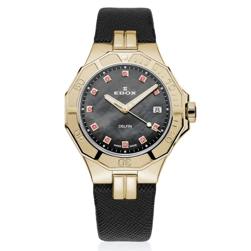 EDOX 53020-37JC-NANRUD 38 mm kol saati