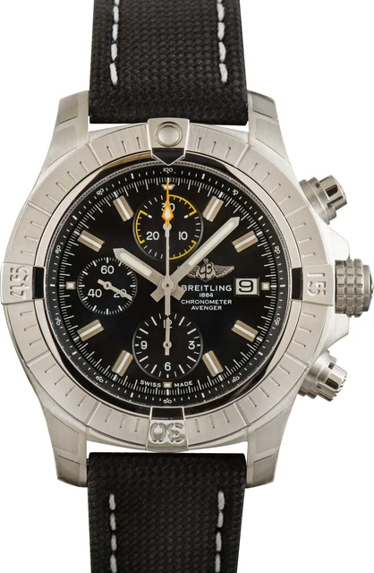 Breitling Avenger Chronograph 45 Black Dial A13317101B1X2 kol saati