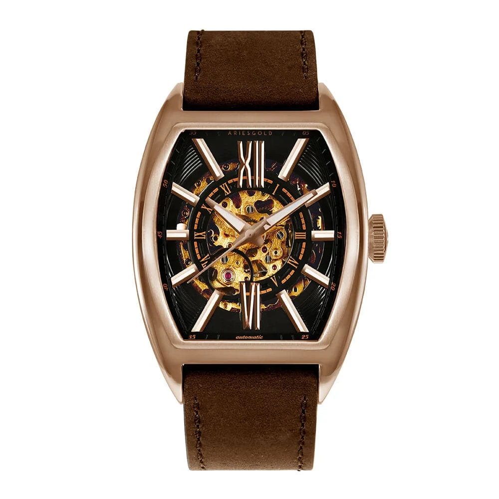 Aries Gold Infinum Cruiser G 9018 RG-BK 54 mm kol saati