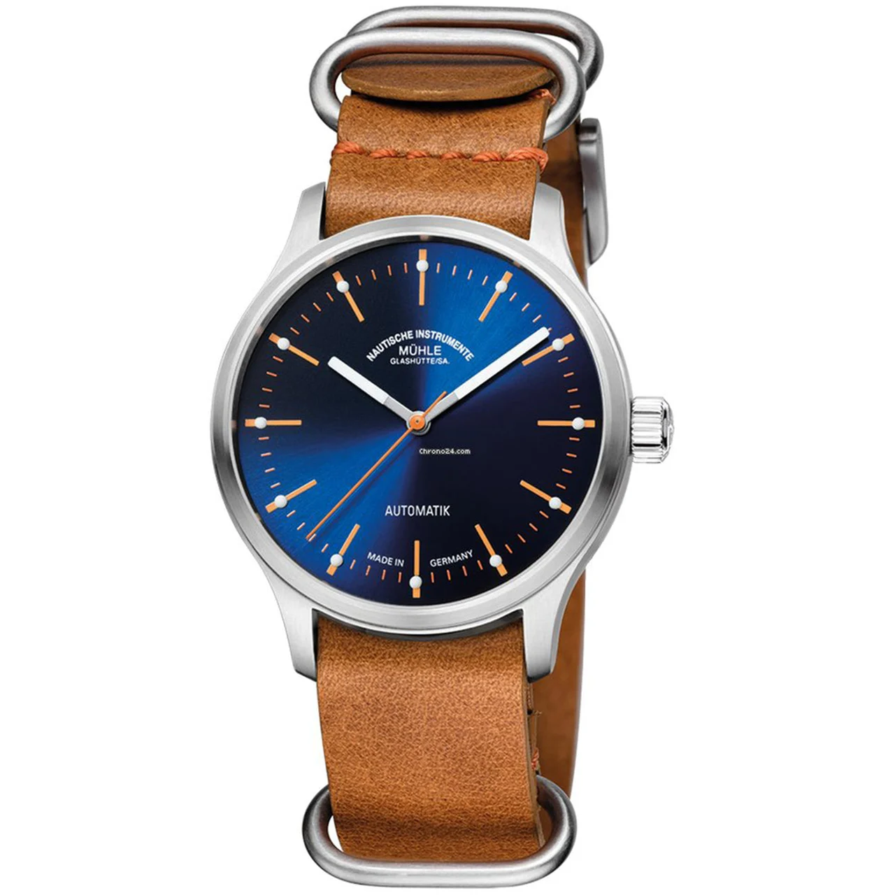 Muhle Glashutte Mühle Glashütte Panova Blau M1-40-72-LB kol saati