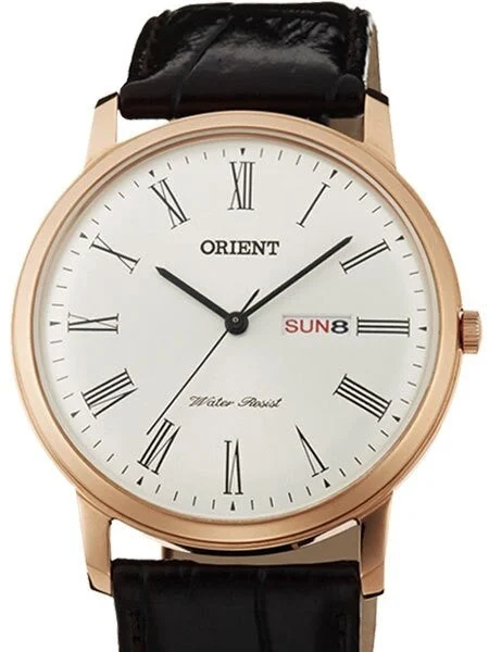Orient Capital 2 Quartz Analog Dress Watch with Day and Date #UG1R006W kol saati