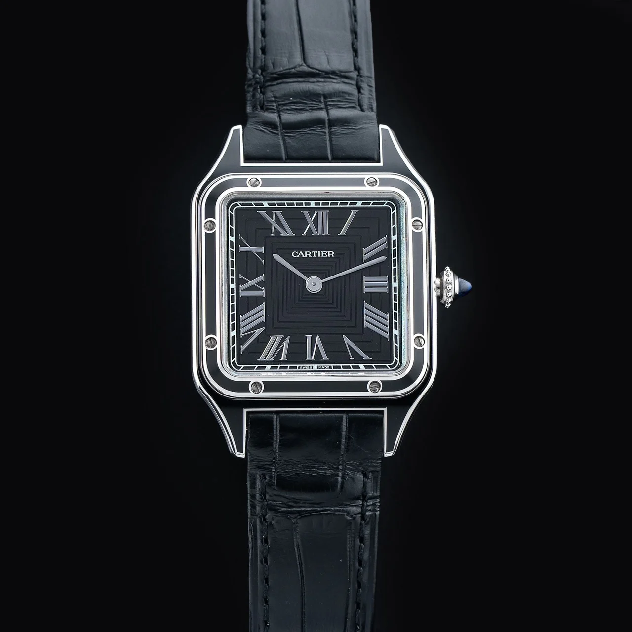 Cartier Santos-Dumont 210009N33243 43 mm kol saati