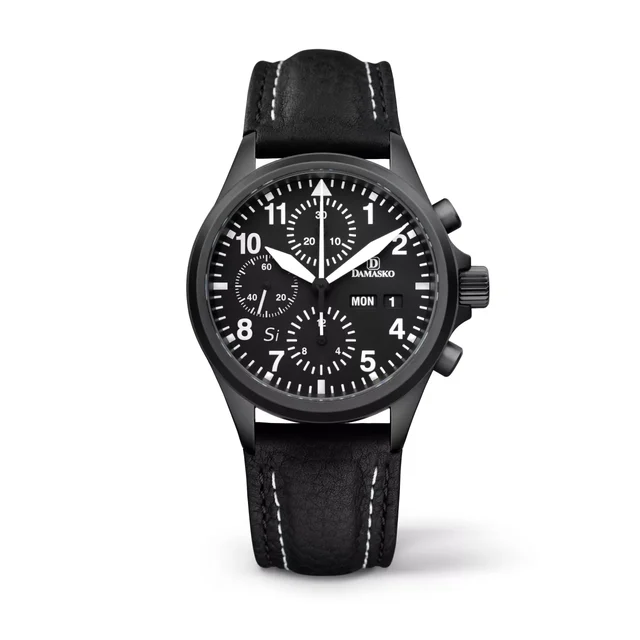 Damasko DC56-BLACK-SI-UP-SI-DIALLB-BLACK-WHITE-DS DAMASKO-DC56-BLACK-SI-UP-SI-DIALLB-BLACK