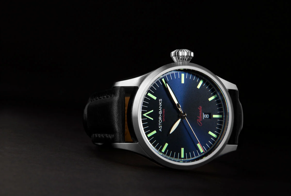 Astor+Banks Pilomatic B // Limited Run of 50 42 mm kol saati