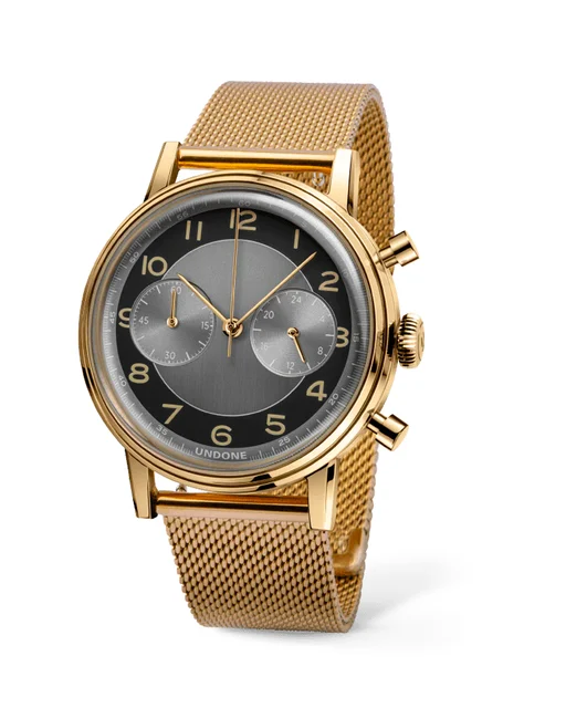 UNDONE Watches Vintage Tuxedo Gold URB-VNT-TUX-GLD kol saati