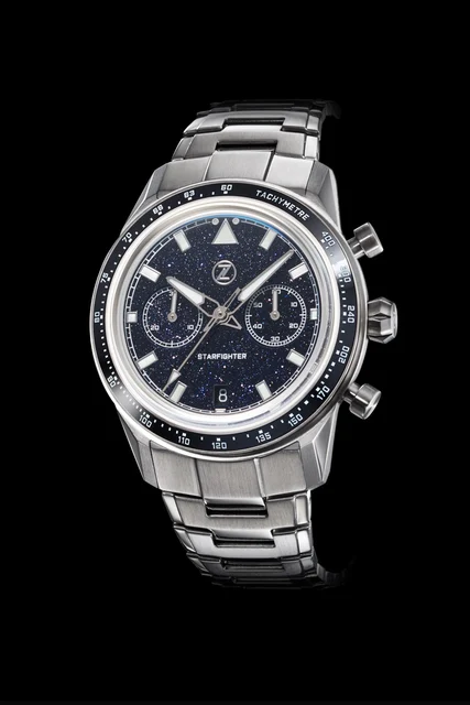 Zelos Starfighter Chronograph 'Aventurine' kol saati