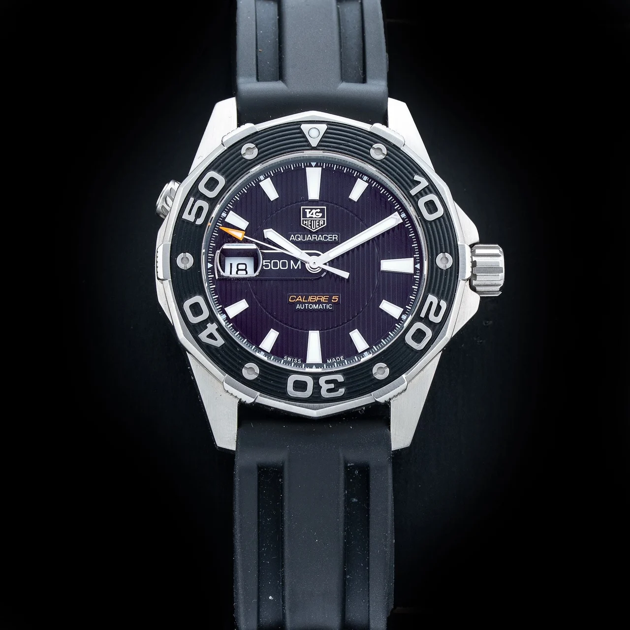 Tag Heuer Aquaracer 500M Calibre 5 43 Stainless Steel 210009N34807 43 mm kol saati
