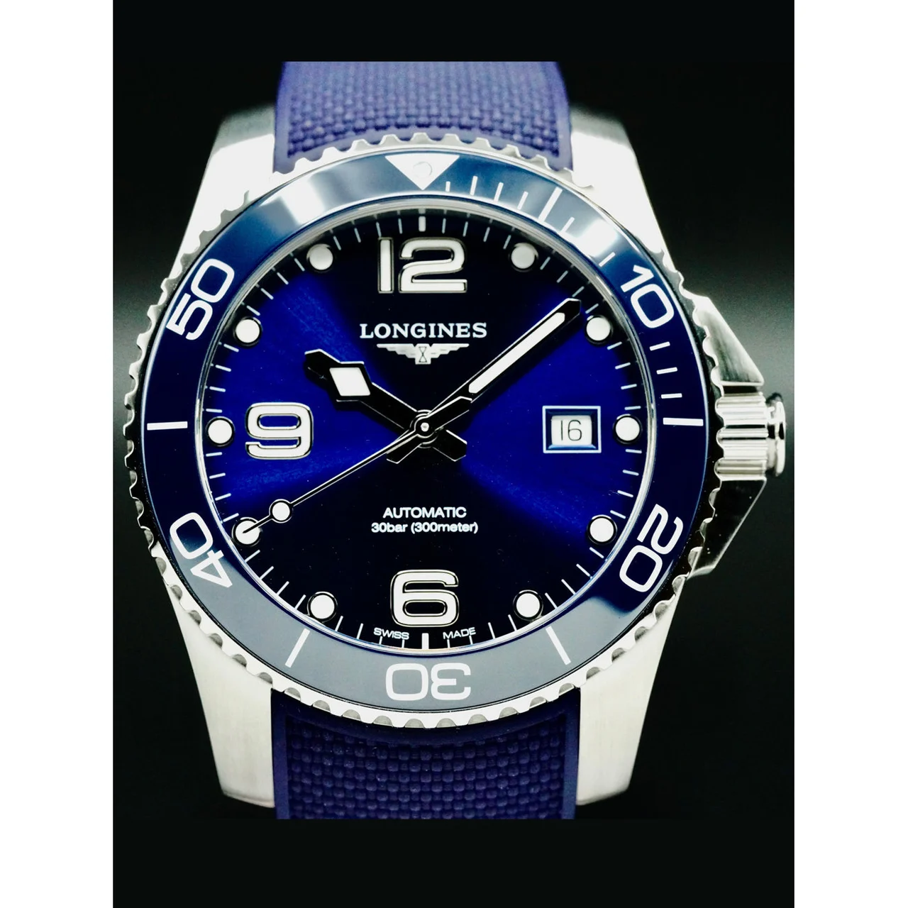 Longines Hydroconquest Blue 210000050914 41 mm kol saati