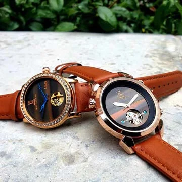 Matt Arend His and Hers Woodlike MA 827 His and Hers Woodlike 46 mm kol saati