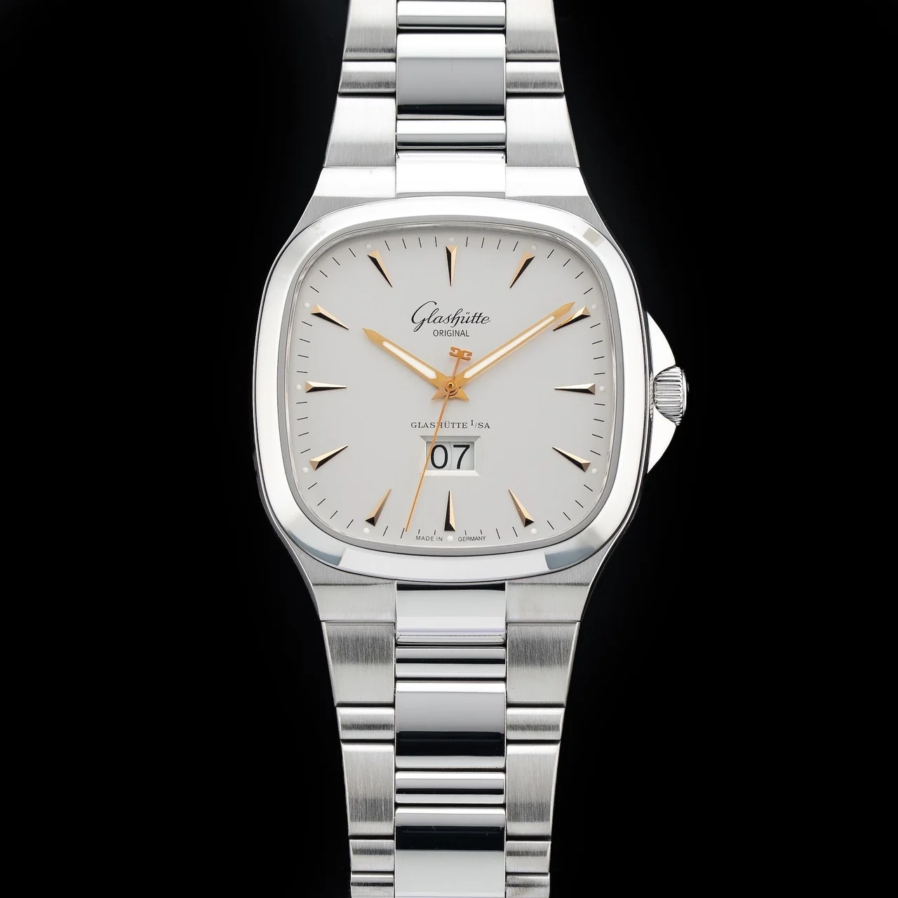 Glashutte Original Glashütte Original Seventies Panorama Date 39-47-11-12-14 210009N32719 40 mm kol saati