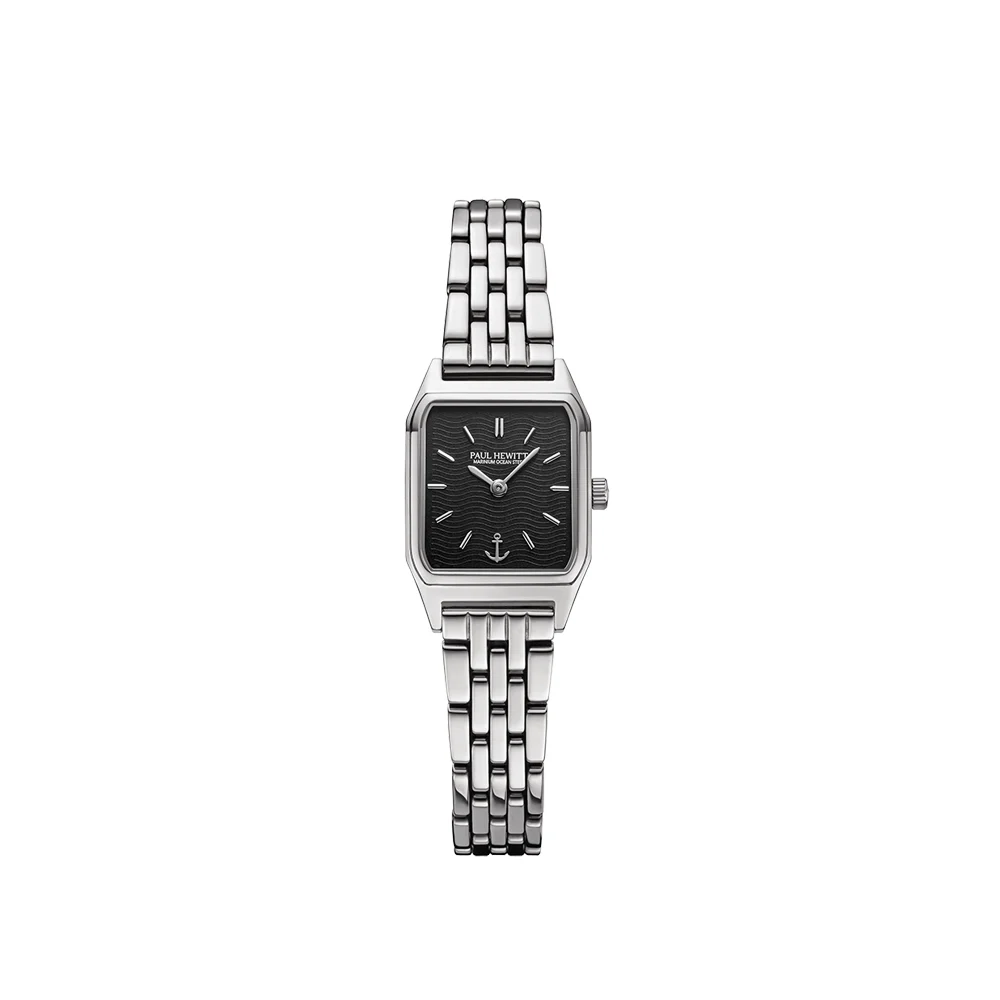 Default Petit Soleil Uhr Silber Schwarz PH-W-0335 kol saati