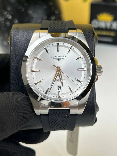 Longines Conquest Silver Dial 41mm – Automatic Movement kol saati