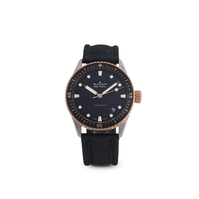 Blancpain BLANCPAIN, REF. 5000 12530, FIFTY FATHOMS, BATHYSCAPHE, CORTINA, WATCH 50TH ANNI
