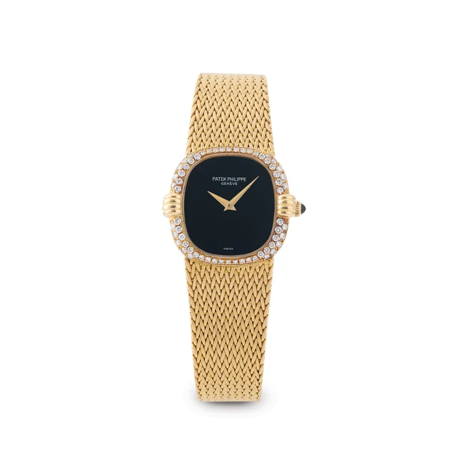 Patek Philippe PATEK PHILIPPE, REF. 4331/1, ELLIPSE, ONYX DIAL, 18K YELLOW GOLD AND DIAMON