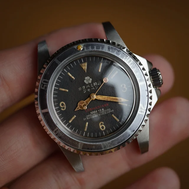 KATABAMI WATCH JAPAN 【STOCK】 The Diver “ 369 Ghost ” kol saati