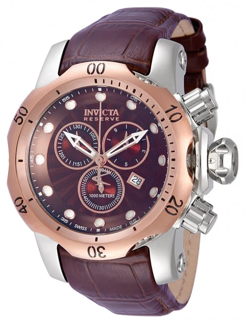 Invicta Reserve Boy 46mm Stainless Steel Rose Gold 10811S kol saati