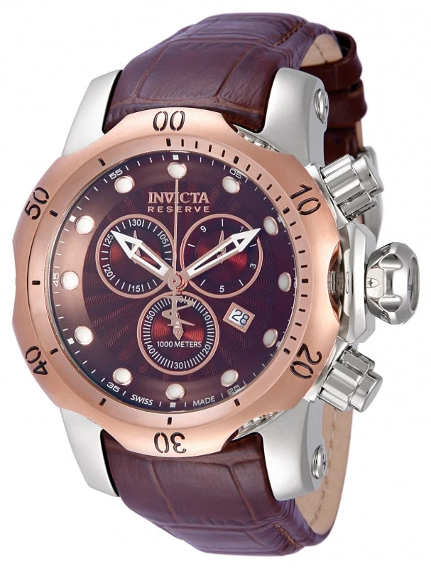 Invicta Reserve Boy 46mm Stainless Steel Rose Gold 10811S 46 mm kol saati