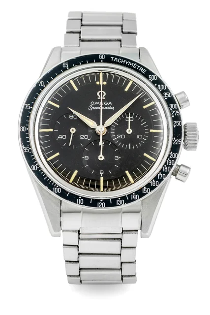 OMEGA OMEGA REF. 2998-62 SPEEDMASTER A fine and rare, stainless steel manual wind chronogr