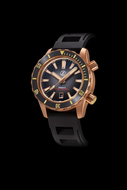 Zelos Abyss 3 3000m Bronze Black Sand kol saati