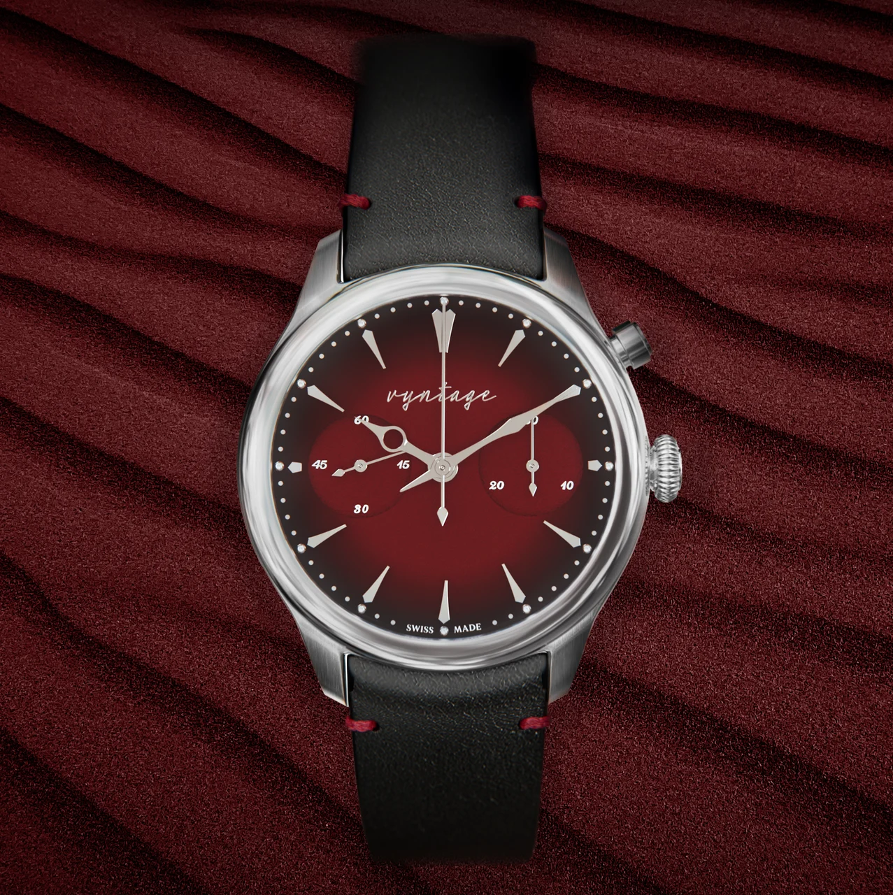 Vyntage Horology Monograph Ombré 40 mm kol saati
