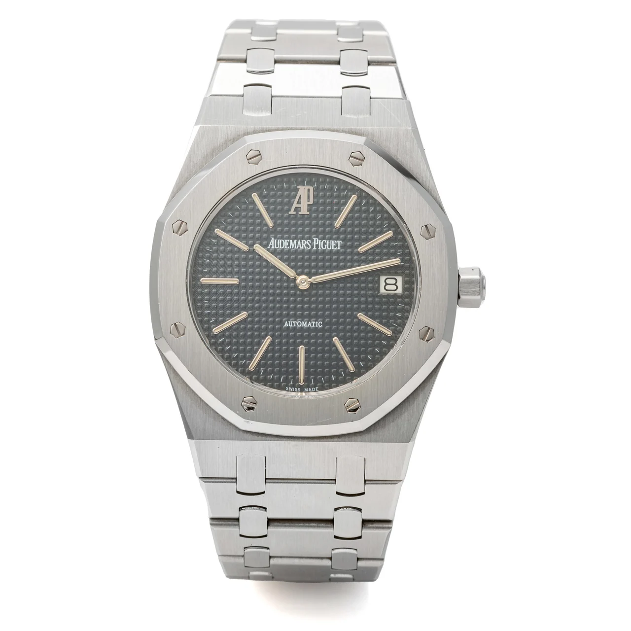 Audemars Piguet AUDEMARS PIGUET, REF. 5402/ 15002, JUMBO, C SERIES, SERVICE CASE, DIAL AND BRACELET, STEEL kol saati