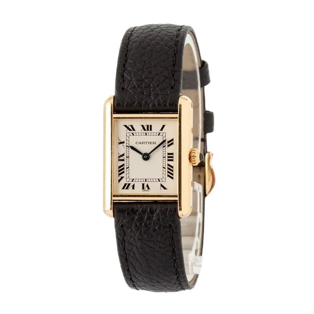 Cartier Tank Louis Ref W1512753 18k Yellow Gold kol saati