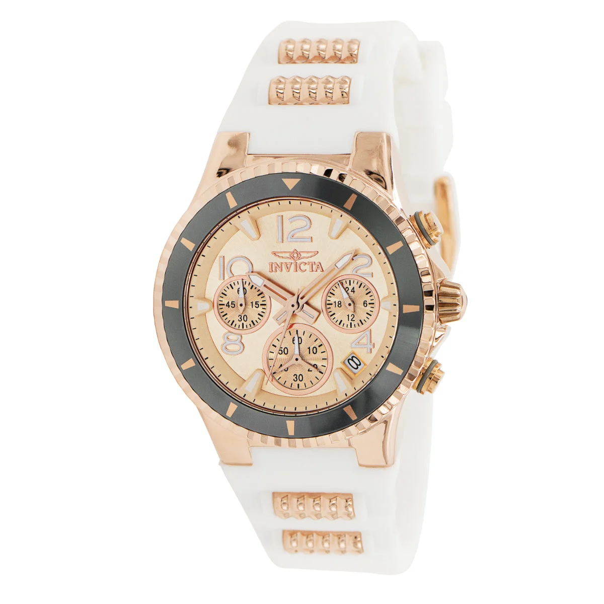 Invicta BLU Watch - 39mm, Rose Gold, White (36910) 39 mm kol saati