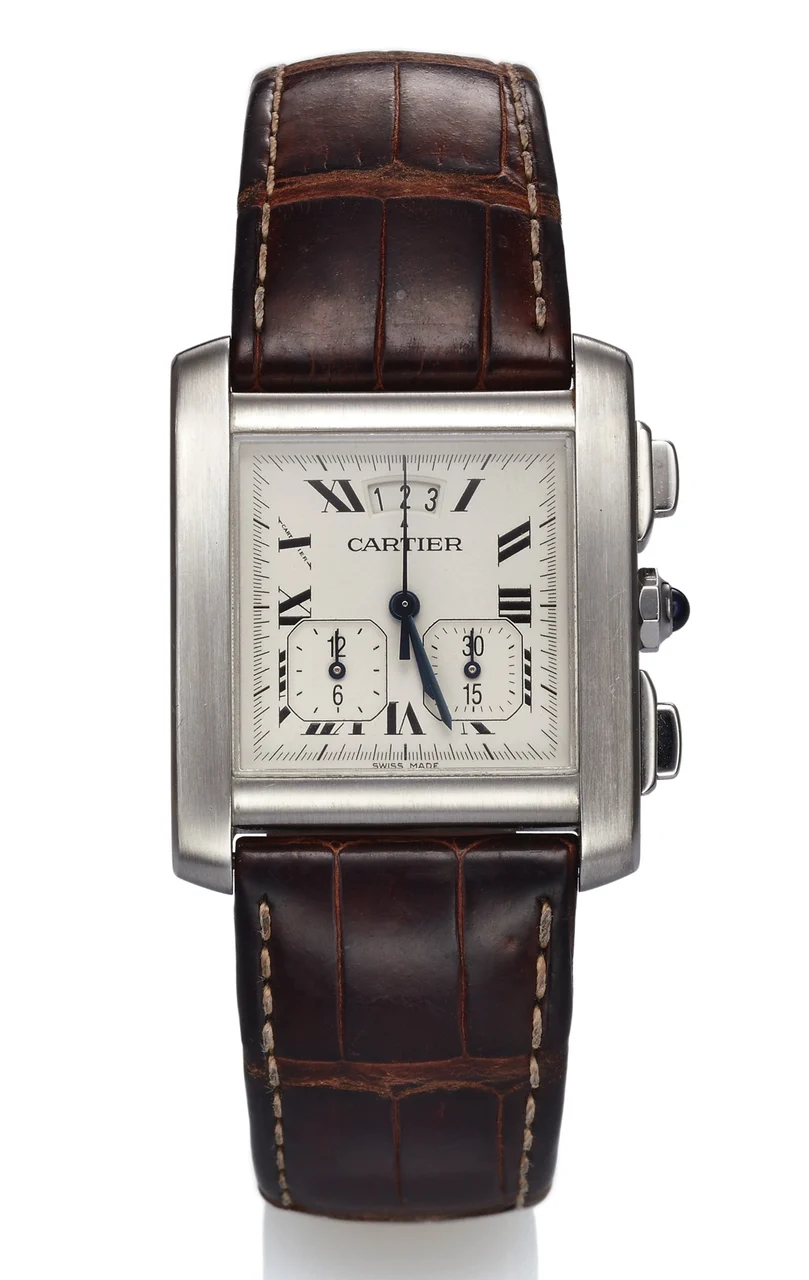 Cartier CARTIER REF. 2531 QUARTZ CHRONOGRAPH STEEL kol saati