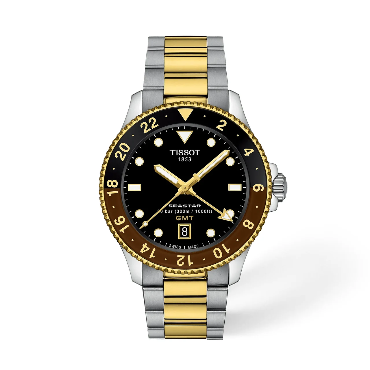 Tissot Seastar 1000 GMT 40mm T1208522205100 40 mm kol saati