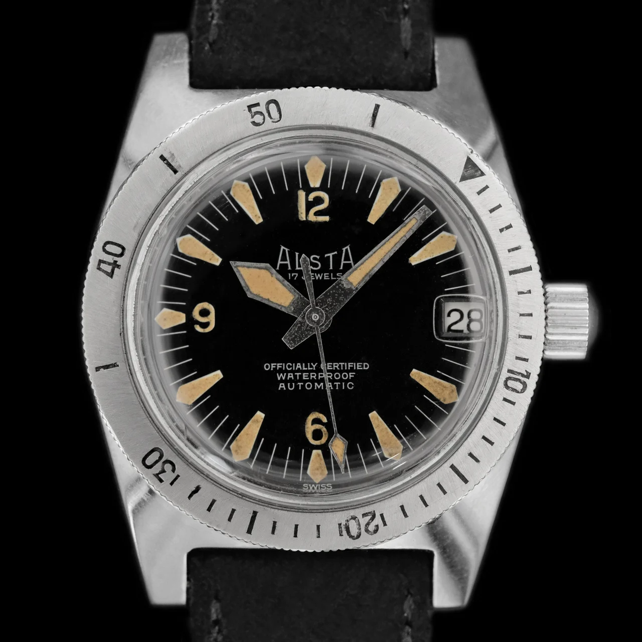 rvmusa Alsta Nautoscaph 999 "jaws" from 1975 38 mm kol saati