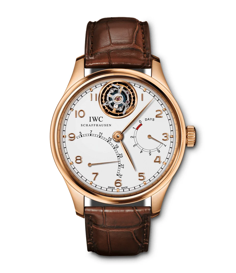 IWC Portugieser Tourbillon Mystere Retrograde IW504402 44.2 mm kol saati