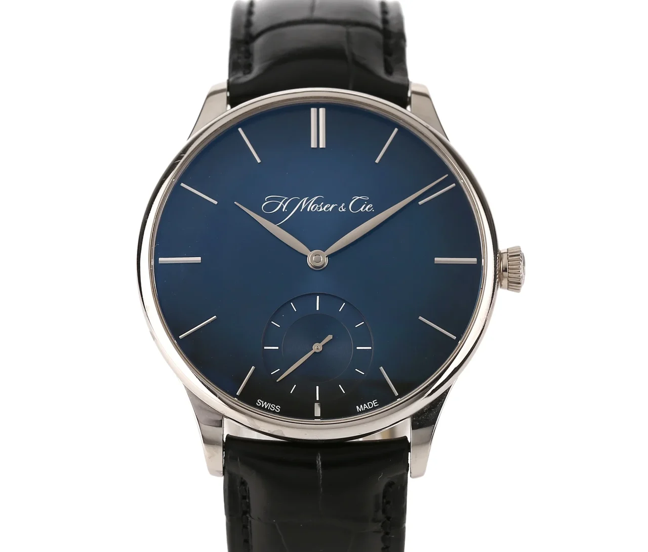 H. Moser & Cie. - Moser & Cie. Armbanduhr Venturer Small Second XL 750/- Gold 43 mm kol saati