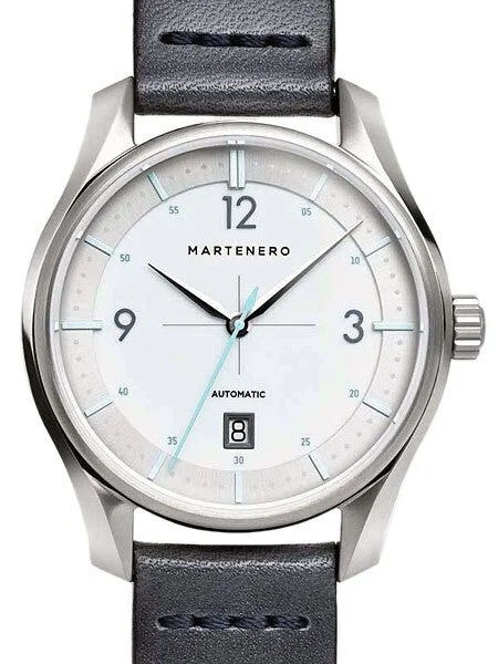 Martenero Kerrison Automatic Watch with Silver Dial, Sapphire Crystal #KER002 kol saati