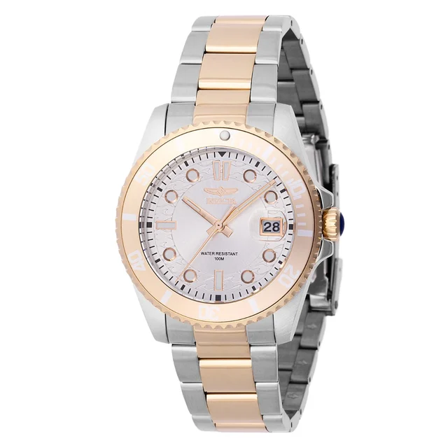 Invicta Open Box Pro Diver Watch - 38mm. Gold. Steel (AIC-46691) kol saati