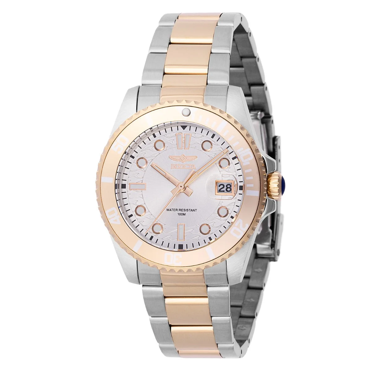 Invicta Open Box Pro Diver Watch - 38mm. Gold. Steel (AIC-46691) 38 mm kol saati