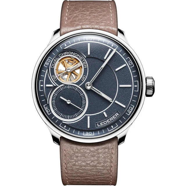 Lederer CIC 9016.60.302 Central Impulse Chronometer Deep Blue kol saati