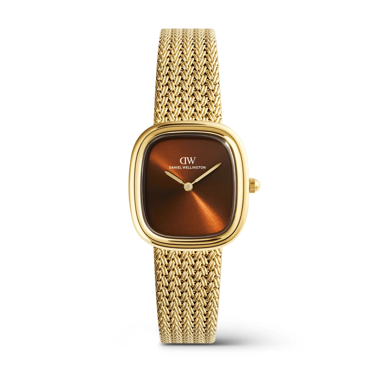 DANIEL WELLINGTON Margot Braided Mesh Amber Gold DW00100968 26 mm kol saati