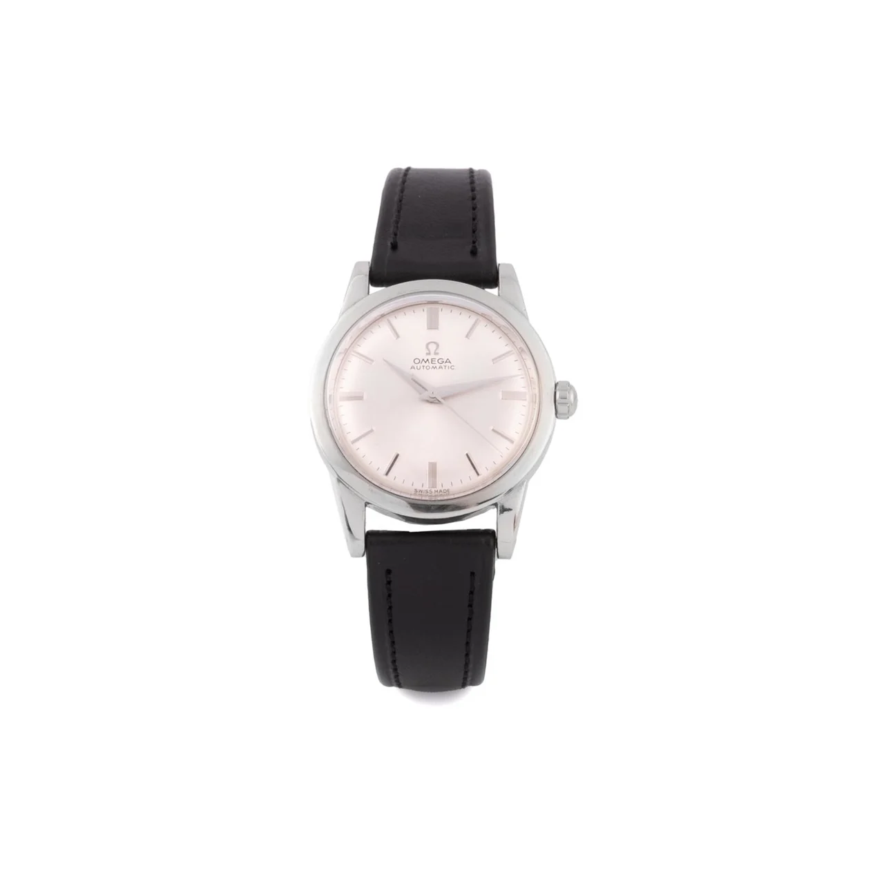 OMEGA Ref. 2577-6, self-winding, centre-seconds, silver “sunburst” dial; stainless steel kol saati
