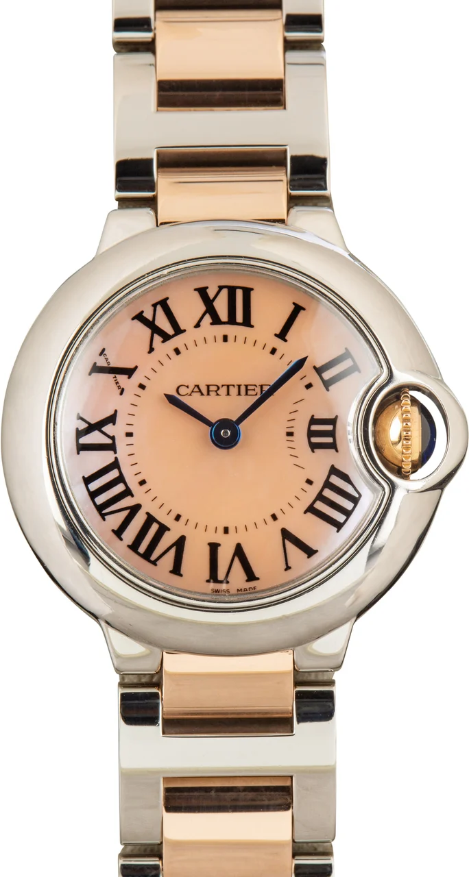 Cartier Ballon Bleu W6920034 Pink Mother of Pearl Dial kol saati