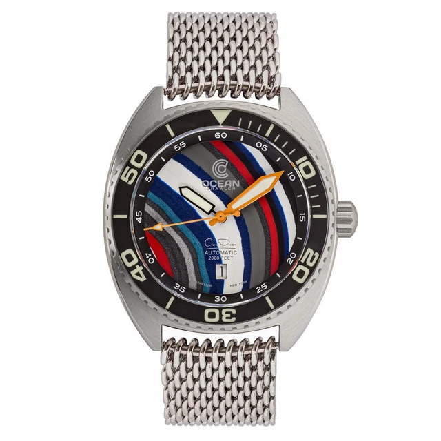 Ocean Crawler Core Diver V4 with Fordite Dial, Type A#OC-CR4-FA kol saati