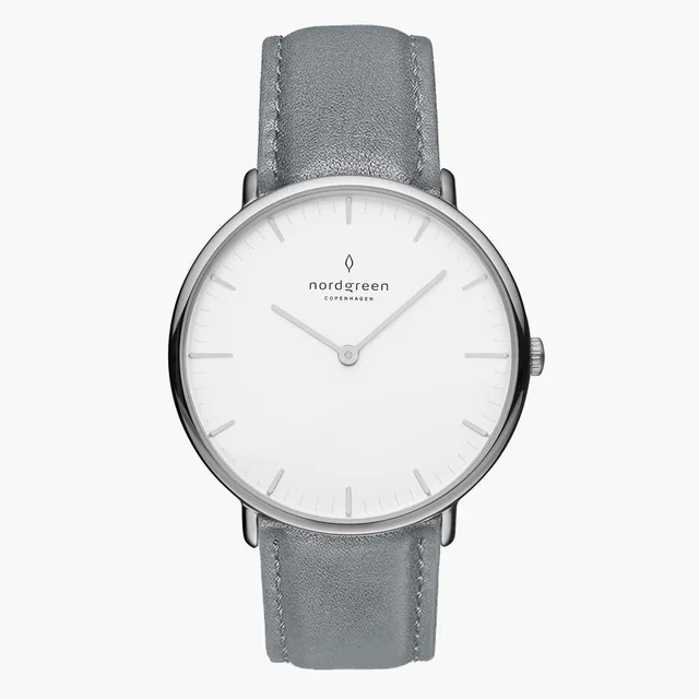 Nordgreen Native 36mm NR36SILEGRXX kol saati