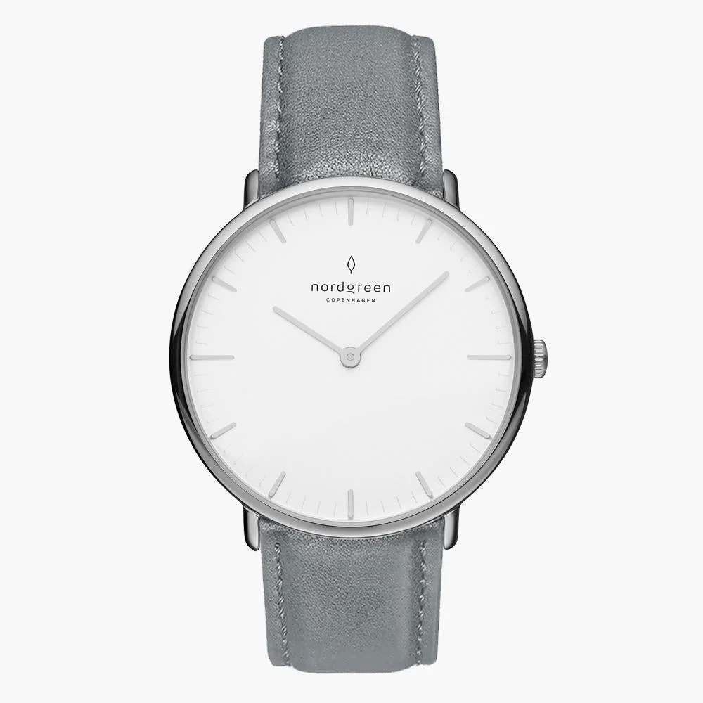 Nordgreen Native 36mm NR36SILEGRXX 36 mm kol saati