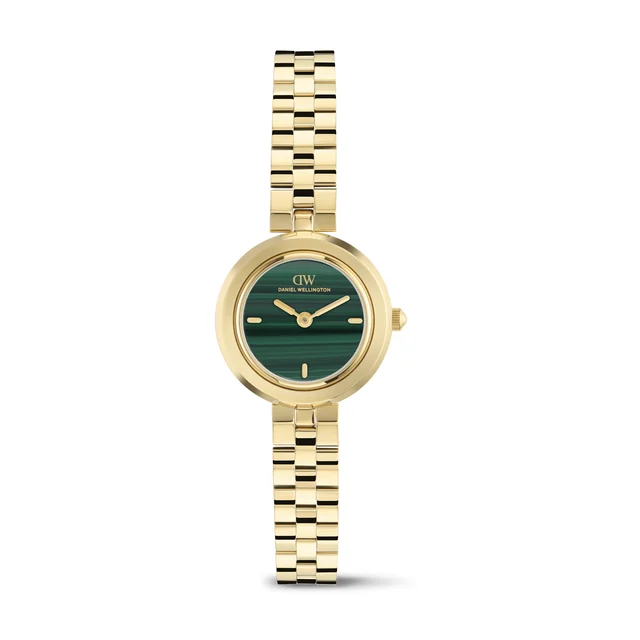 DANIEL WELLINGTON Aurea 3-Link Malachite Gold DW00101004 kol saati