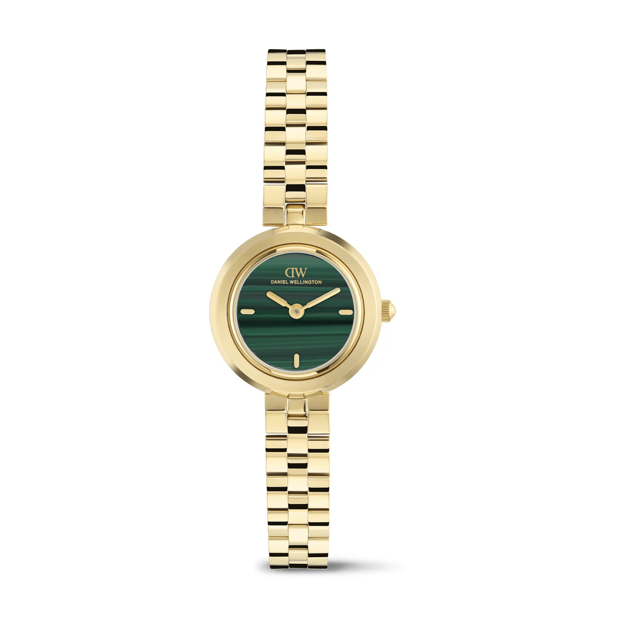 DANIEL WELLINGTON Aurea 3-Link Malachite Gold DW00101004 kol saati