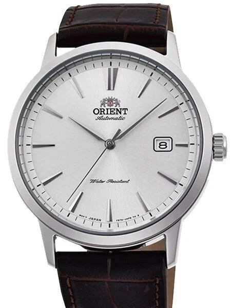 Orient Symphony III Automatic Dress Watch with White Dial #RA-AC0F07S10A kol saati