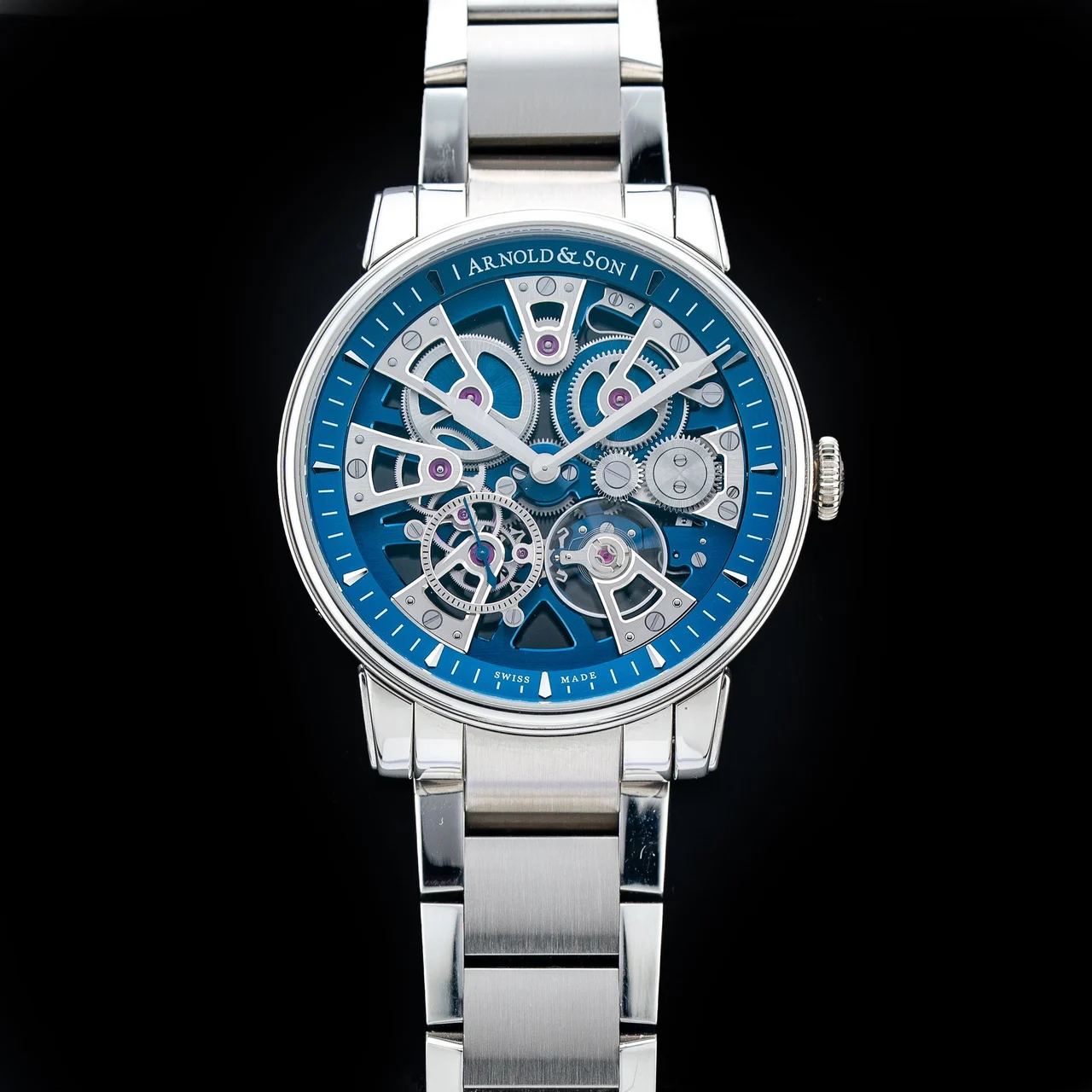 Arnold & Son Nebula 41.5mm on Bracelet 1NEAS.U02A.S134D POC210009N36509 41.5 mm kol saati