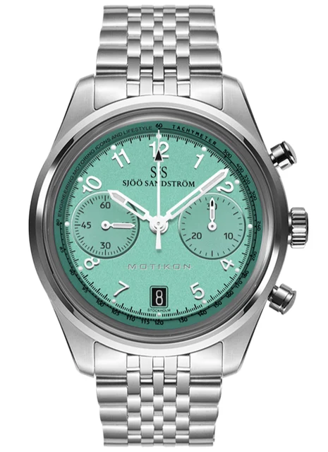 Sjöö Sandström Royal Steel Chronograph 022177 kol saati