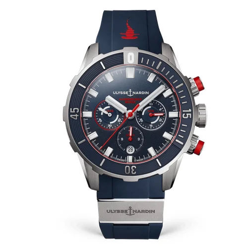 Ulysse Nardin Diver Chronograph Hammerhead Shark 1503-170LE-3/93-HAMMER 44 mm kol saati